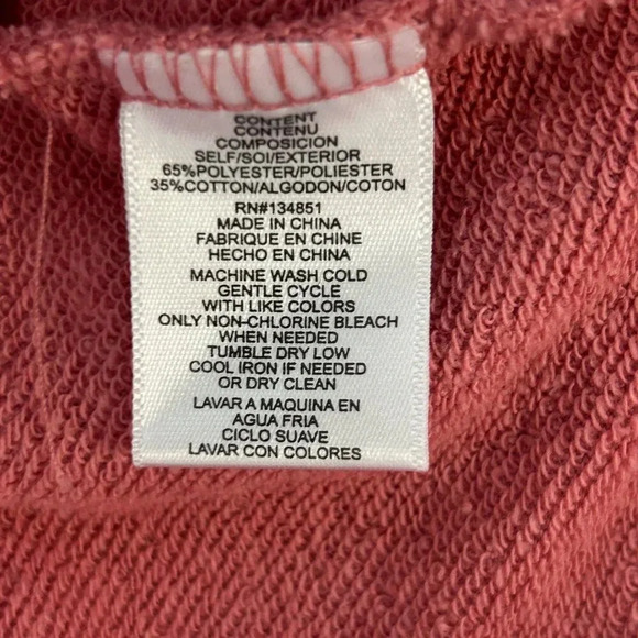 Charles Henry Pink Hoodie Sweatshirt Loungewear Dress Size Small - Picture 6 of 7